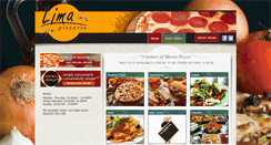 Desktop Screenshot of limapizzeria.com